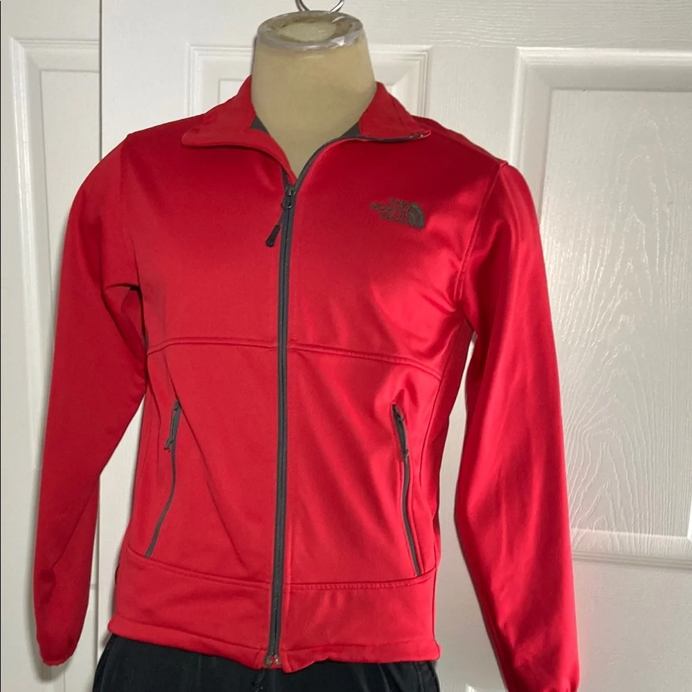 The North Face Apex Canyonwall Red Fleece Lined Full Zip Jacket Men's Small
